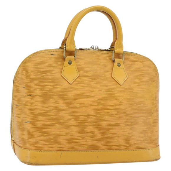 LOUIS VUITTON Epi Alma Hand Bag Yellow M52149 LV Auth 181229