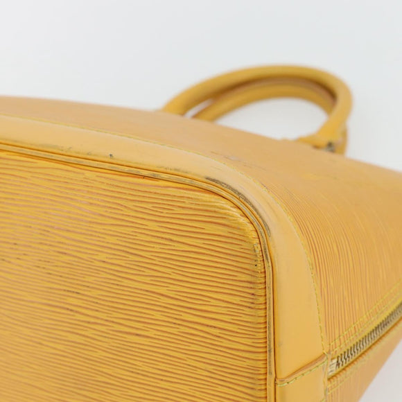 LOUIS VUITTON Epi Alma Hand Bag Yellow M52149 LV Auth 181229