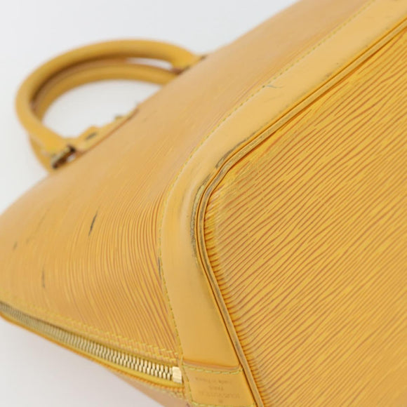LOUIS VUITTON Epi Alma Hand Bag Yellow M52149 LV Auth 181229