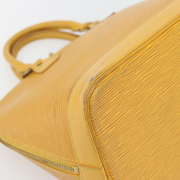 LOUIS VUITTON Epi Alma Hand Bag Yellow M52149 LV Auth 181229