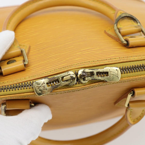LOUIS VUITTON Epi Alma Hand Bag Yellow M52149 LV Auth 181229