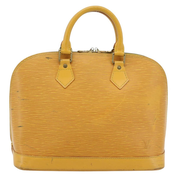 LOUIS VUITTON Epi Alma Hand Bag Yellow M52149 LV Auth 181229