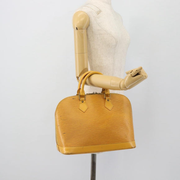 LOUIS VUITTON Epi Alma Hand Bag Yellow M52149 LV Auth 181229