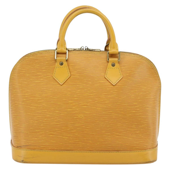 LOUIS VUITTON Epi Alma Hand Bag Yellow M52149 LV Auth 181229