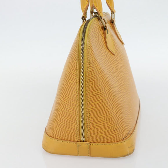 LOUIS VUITTON Epi Alma Hand Bag Yellow M52149 LV Auth 181229