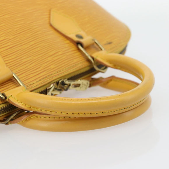 LOUIS VUITTON Epi Alma Hand Bag Yellow M52149 LV Auth 181229
