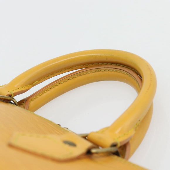LOUIS VUITTON Epi Alma Hand Bag Yellow M52149 LV Auth 181229