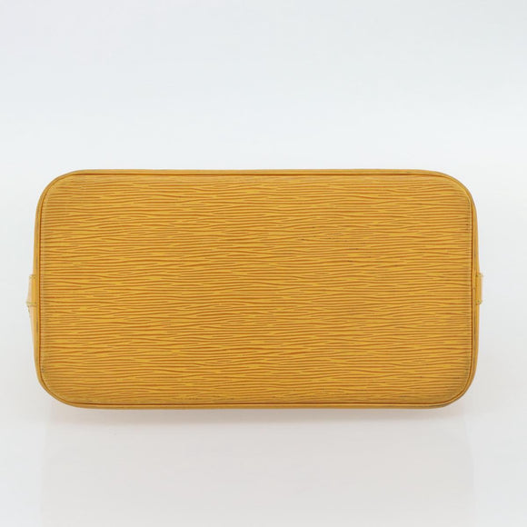 LOUIS VUITTON Epi Alma Hand Bag Yellow M52149 LV Auth 181229