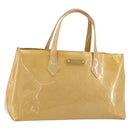 LOUIS VUITTON Vernis Wilshire PM Hand Bag Veil Amplession M91643 LV Auth 181230-1