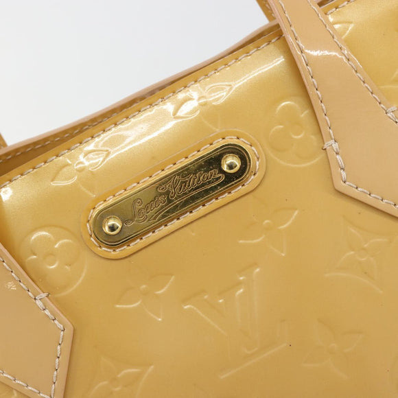 LOUIS VUITTON Vernis Wilshire PM Hand Bag Veil Amplession M91643 LV Auth 181230
