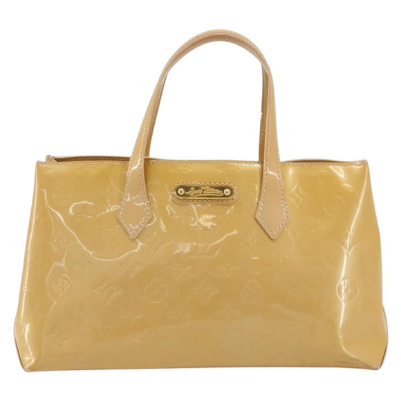 LOUIS VUITTON Vernis Wilshire PM Hand Bag Veil Amplession M91643 LV Auth 181230