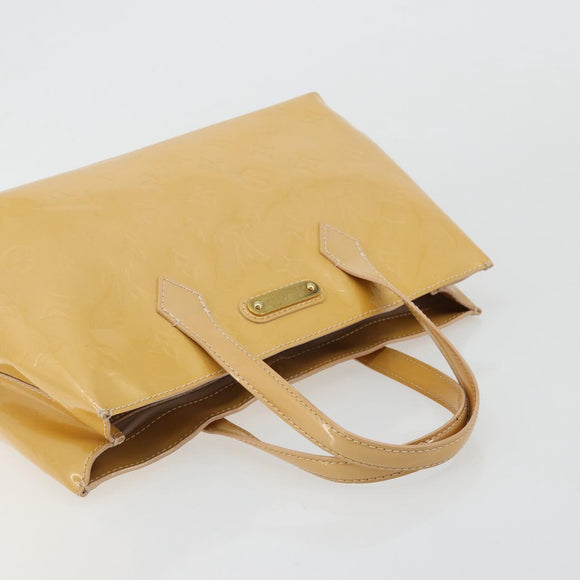 LOUIS VUITTON Vernis Wilshire PM Hand Bag Veil Amplession M91643 LV Auth 181230