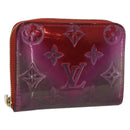 LOUIS VUITTON Vernis Valentine Limited Zippy Coin Purse Red M90523 Auth 181236A-1