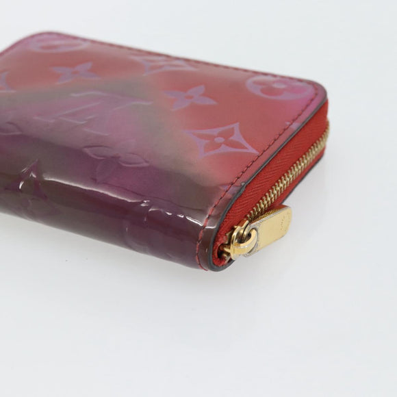 LOUIS VUITTON Vernis Valentine Limited Zippy Coin Purse Red M90523 Auth 181236A
