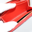 LOUIS VUITTON Vernis Valentine Limited Zippy Coin Purse Red M90523 Auth 181236A-20