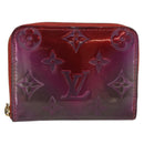 LOUIS VUITTON Vernis Valentine Limited Zippy Coin Purse Red M90523 Auth 181236A-13