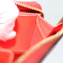LOUIS VUITTON Vernis Valentine Limited Zippy Coin Purse Red M90523 Auth 181236A-11