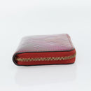 LOUIS VUITTON Vernis Valentine Limited Zippy Coin Purse Red M90523 Auth 181236A-3