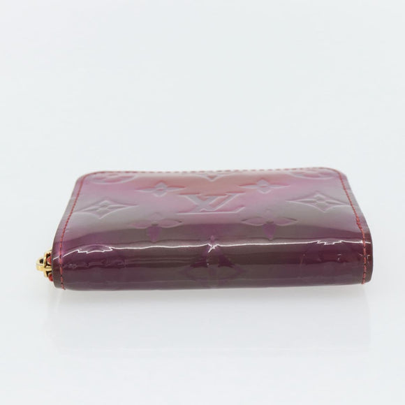 LOUIS VUITTON Vernis Valentine Limited Zippy Coin Purse Red M90523 Auth 181236A