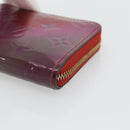 LOUIS VUITTON Vernis Valentine Limited Zippy Coin Purse Red M90523 Auth 181236A-7