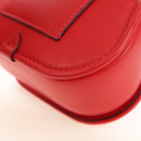 FENDI C'mon Kleine Umhängetasche Leder Rot Gold Original 181237M-18
