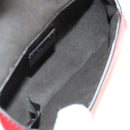 FENDI C'mon Kleine Umhängetasche Leder Rot Gold Original 181237M-10