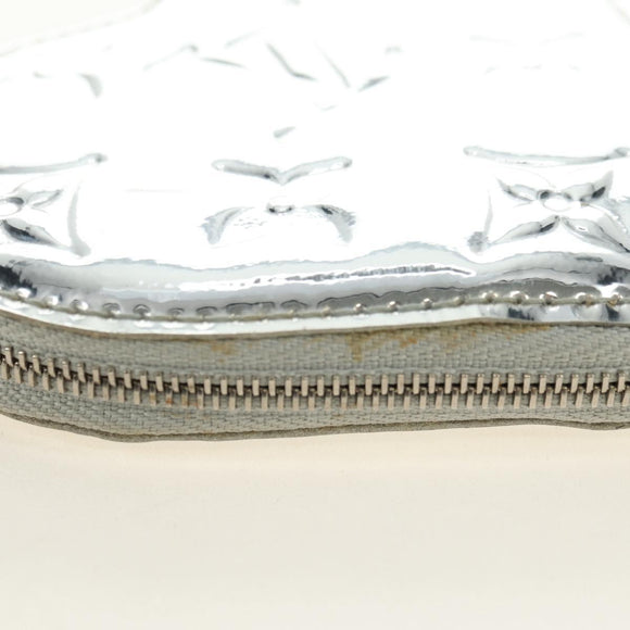 LOUIS VUITTON Miroir Porte Monnaie Coeur Münztäschchen Silber M93566 Auth 181238V