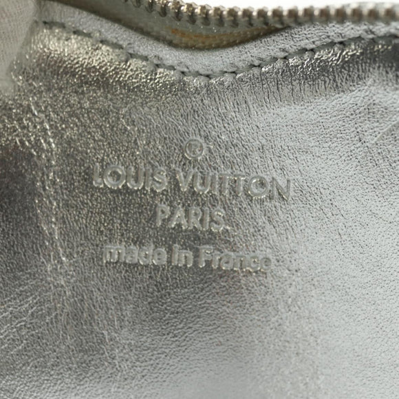 LOUIS VUITTON Miroir Porte Monnaie Coeur Münztäschchen Silber M93566 Auth 181238V