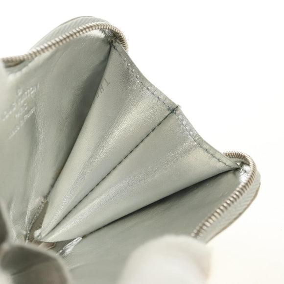 LOUIS VUITTON Miroir Porte Monnaie Coeur Münztäschchen Silber M93566 Auth 181238V
