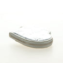 LOUIS VUITTON Miroir Porte Monnaie Coeur Münztäschchen Silber M93566 Auth 181238V-4