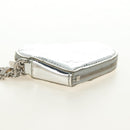 LOUIS VUITTON Miroir Porte Monnaie Coeur Münztäschchen Silber M93566 Auth 181238V-6
