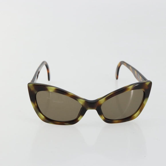 CHANEL Sonnenbrille Kunststoff Braun CC Auth 181241