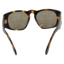 CHANEL Matelasse Sonnenbrille Kunststoff Braun CC Auth 181242-3
