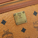 MCM Vicetos Logogram Shoulder Bag PVC Brown Gold Auth 181257-12