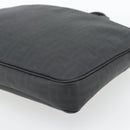 FENDI Zucca Canvas Hand Bag PVC Black Silver Auth 181259-9