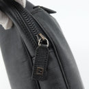 FENDI Zucca Canvas Hand Bag PVC Black Silver Auth 181259-10