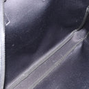 FENDI Zucca Canvas Hand Bag PVC Black Silver Auth 181259-11