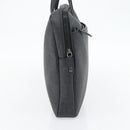 FENDI Zucca Canvas Hand Bag PVC Black Silver Auth 181259-3