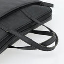 FENDI Zucca Canvas Hand Bag PVC Black Silver Auth 181259-7