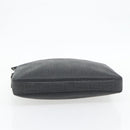 FENDI Zucca Canvas Hand Bag PVC Black Silver Auth 181259-5