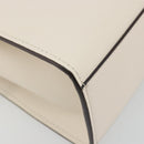 MICHAEL KORS Tote Bag Leather 2way White Gold Auth 181263A-19