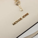 MICHAEL KORS Tote Bag Leather 2way White Gold Auth 181263A-21