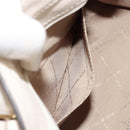 MICHAEL KORS Tote Bag Leather 2way White Gold Auth 181263A-28