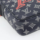 LOUIS VUITTON Monogram Ink Upside Down Danube PM Bag Navy M43678 LV Auth 181264-14