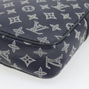 LOUIS VUITTON Monogram Ink Upside Down Danube PM Bag Navy M43678 LV Auth 181264-15