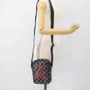 LOUIS VUITTON Monogram Ink Upside Down Danube PM Bag Navy M43678 LV Auth 181264-23