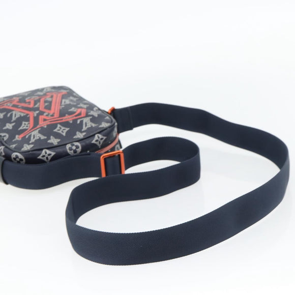 LOUIS VUITTON Monogram Ink Upside Down Danube PM Bag Navy M43678 LV Auth 181264