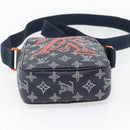 LOUIS VUITTON Monogram Ink Upside Down Danube PM Bag Navy M43678 LV Auth 181264-5