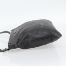 GUCCI GG Canvas Guccissima Bag Leather Dark Brown Silver 201446 Auth 181269-4