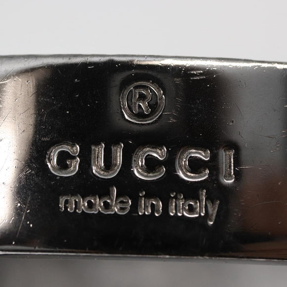 GUCCI Schoudertas Canvas Zwart Zilver 001 3298 Auth 181270